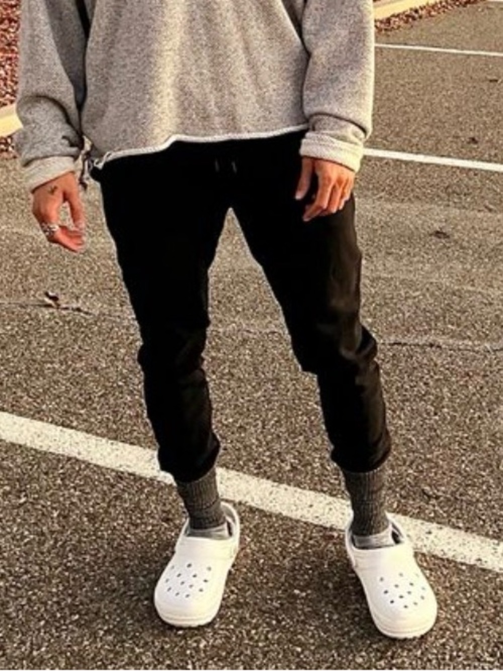 Classic Crocs in white